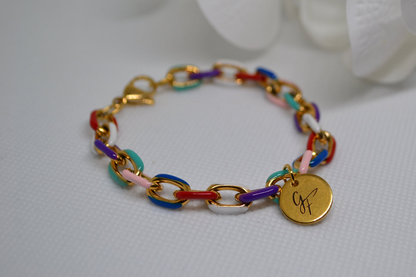 Bracelet "Arc-en-Ciel Étincelant"