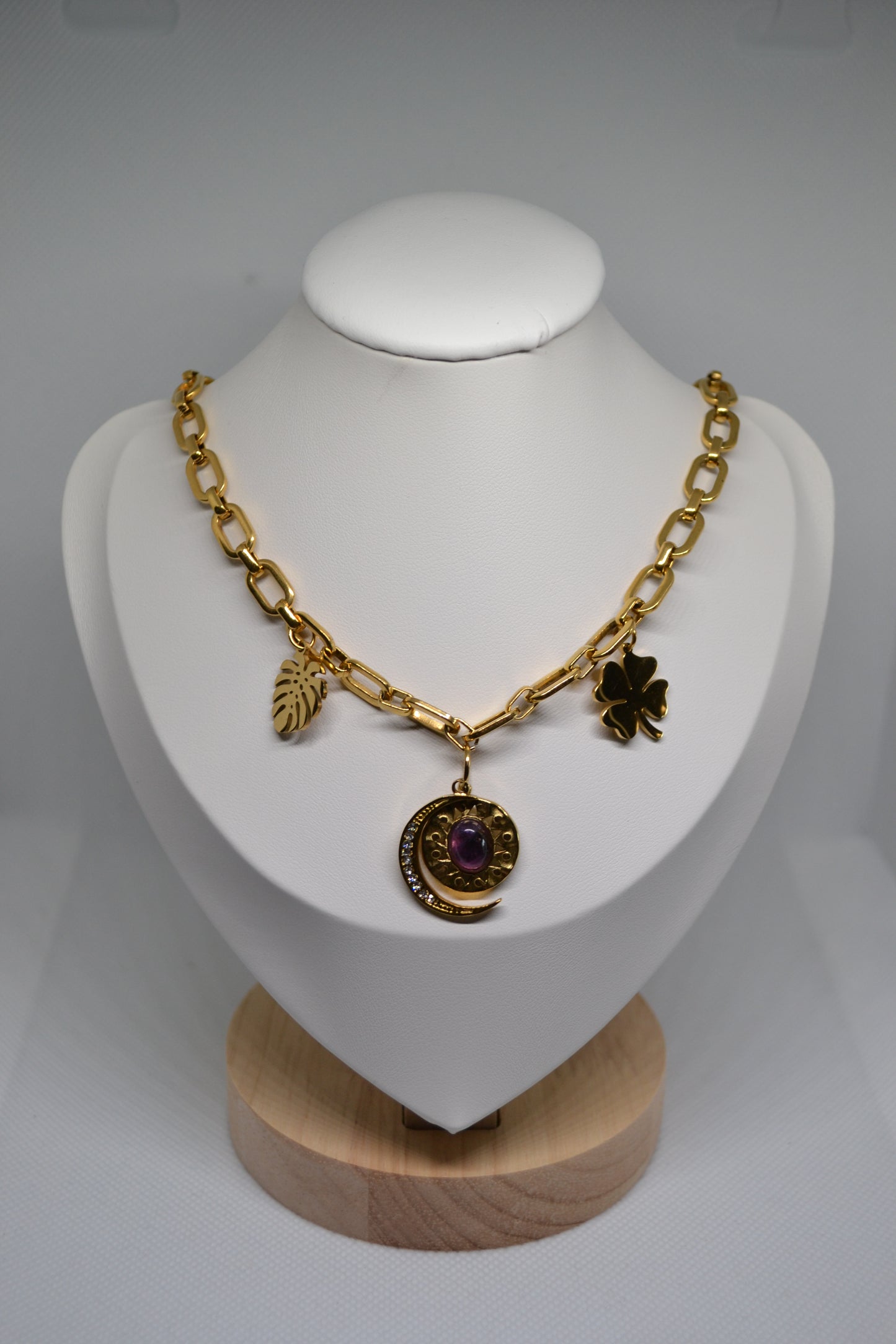 Collier "Énergies Dorées"