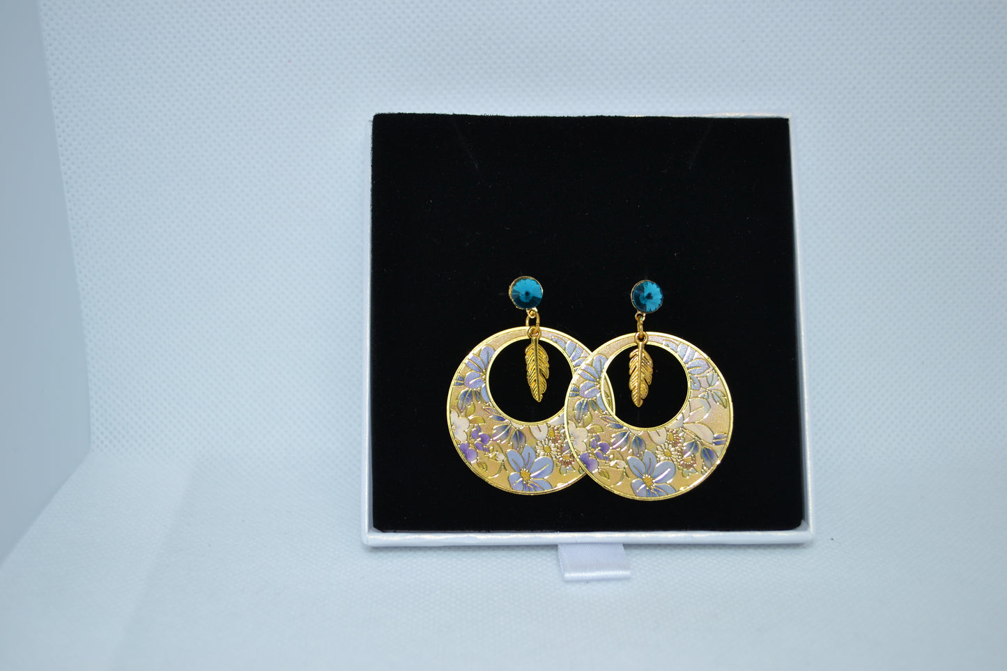 Boucle d'oreille "Éclat Marin"
