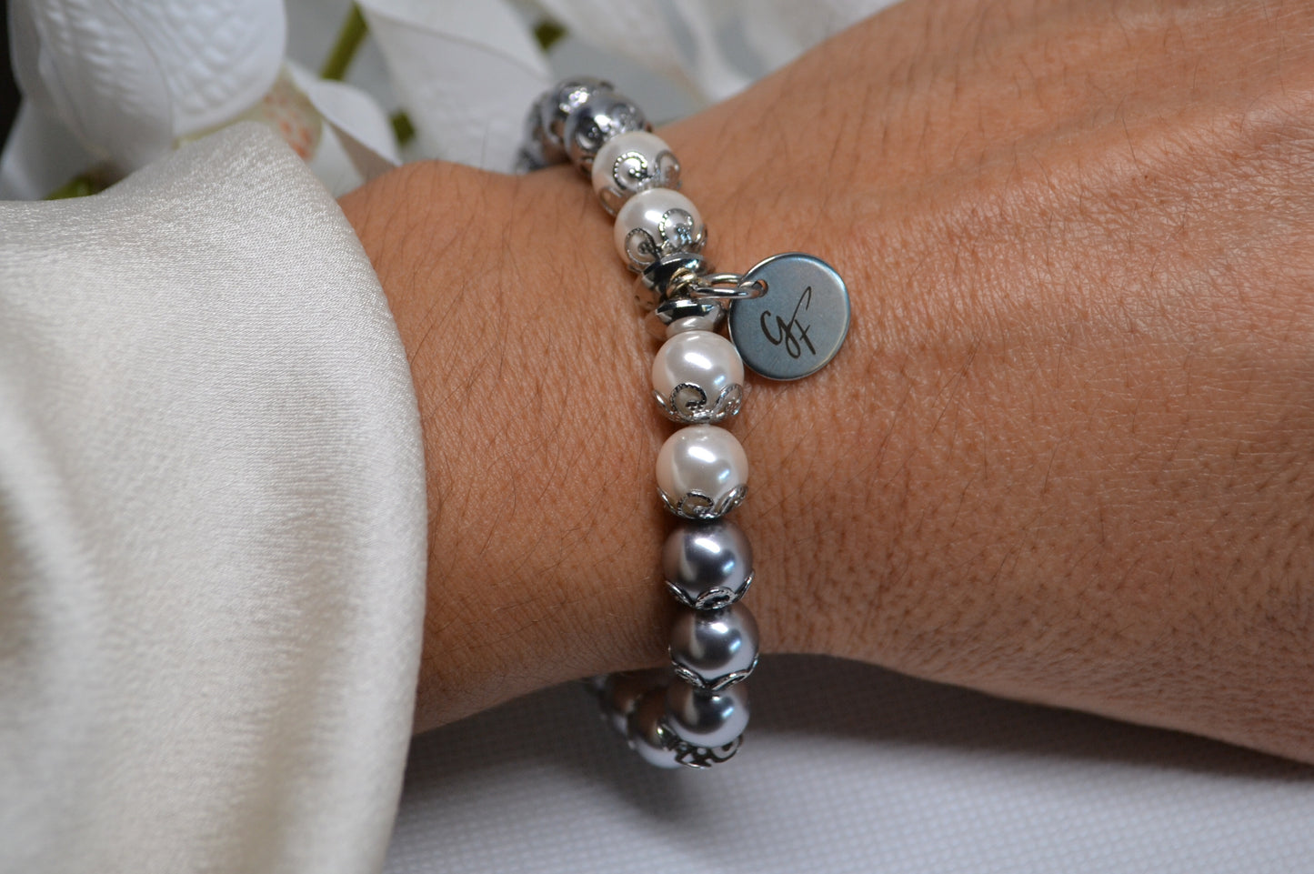 Bracelet "Fleur d'Argent"