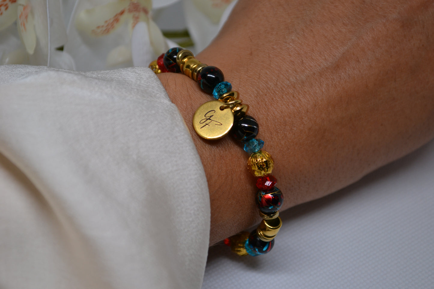 Bracelet "Éclipse Ardente"