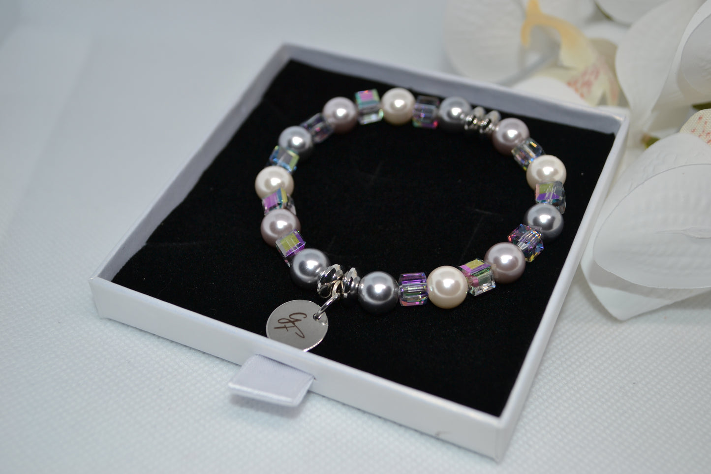 Bracelet "Gris Cristallin"