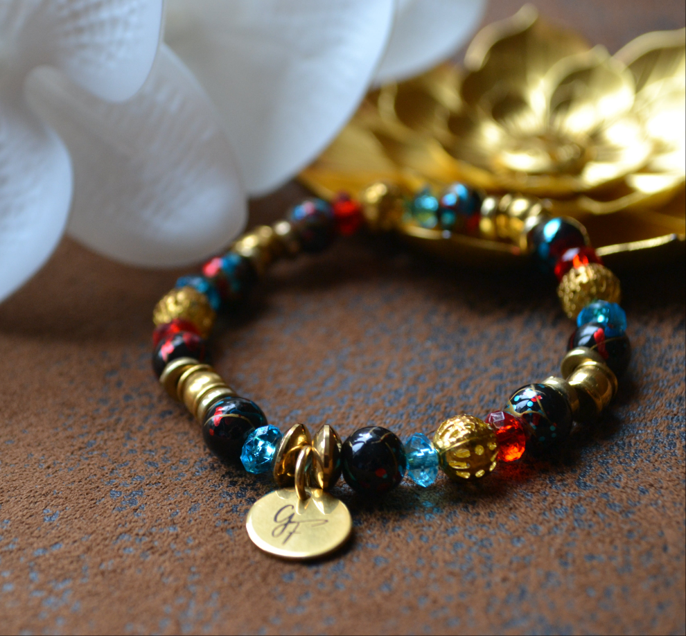 Bracelet "Éclipse Ardente"
