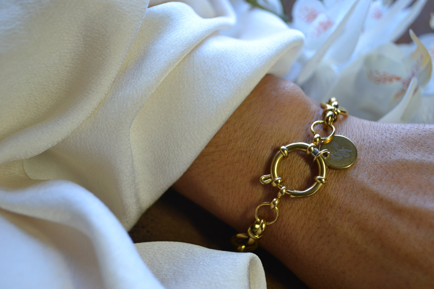 Bracelet "Lueur Dorée"