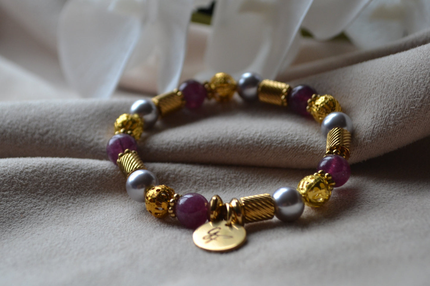 Bracelet "Lueur Violet"