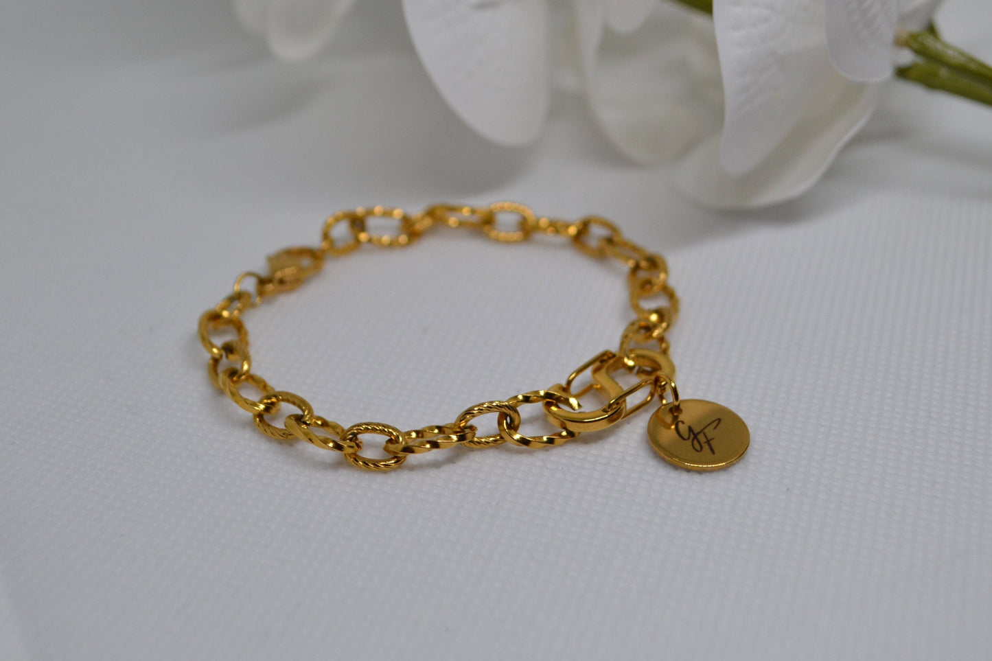 Bracelet "Majesté Dorée"