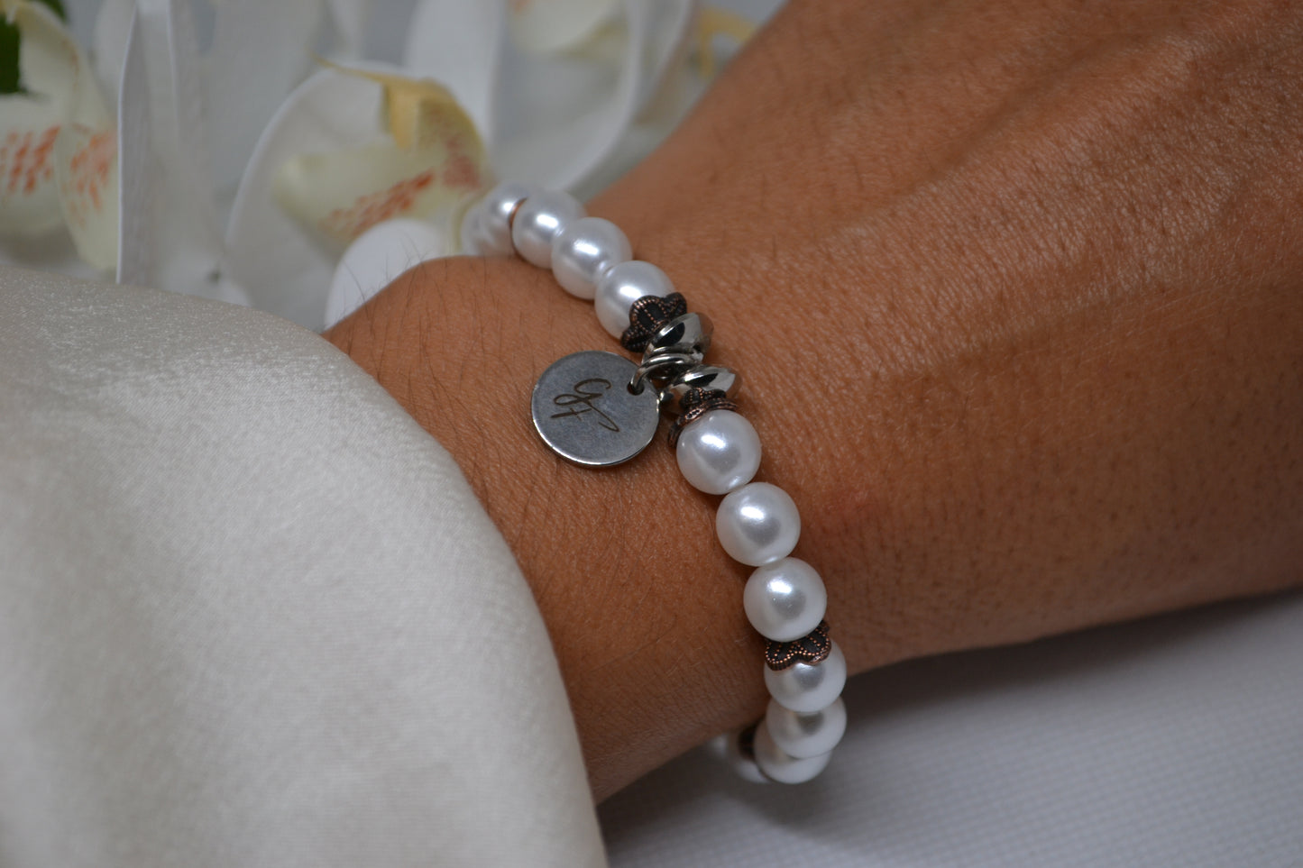 Bracelet "Perles de Lune"
