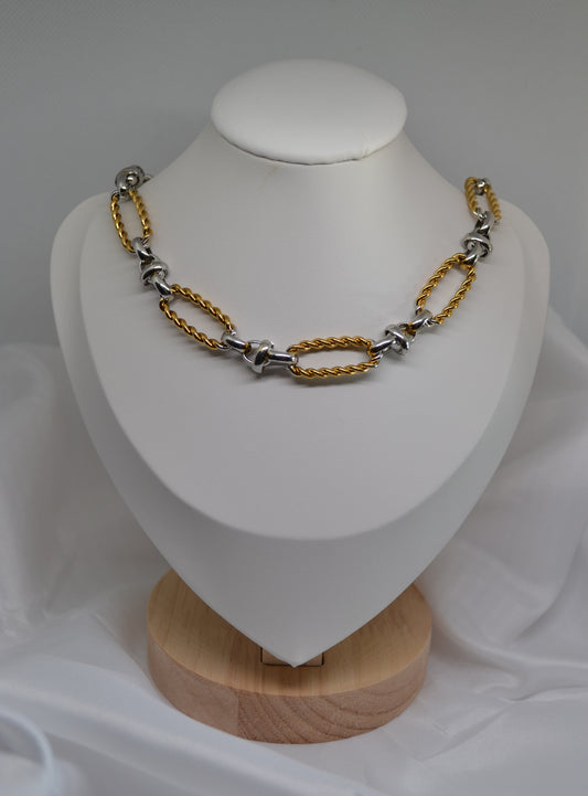 Collier  "Éclat Entrelacé"