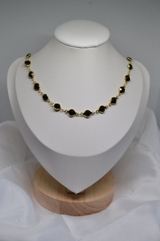 Collier "Éclipse Noire"