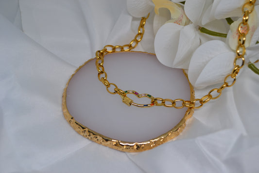 Collier " Baiser Doré"