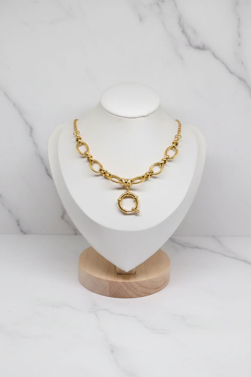 Collier 2 maillons - Buste sans ligne lumière