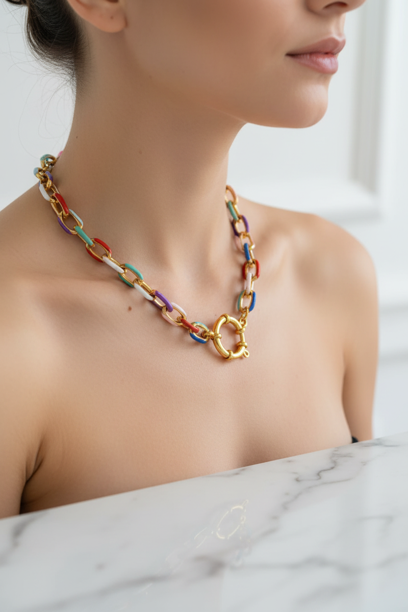 Collier Arc-en-ciel autre sens