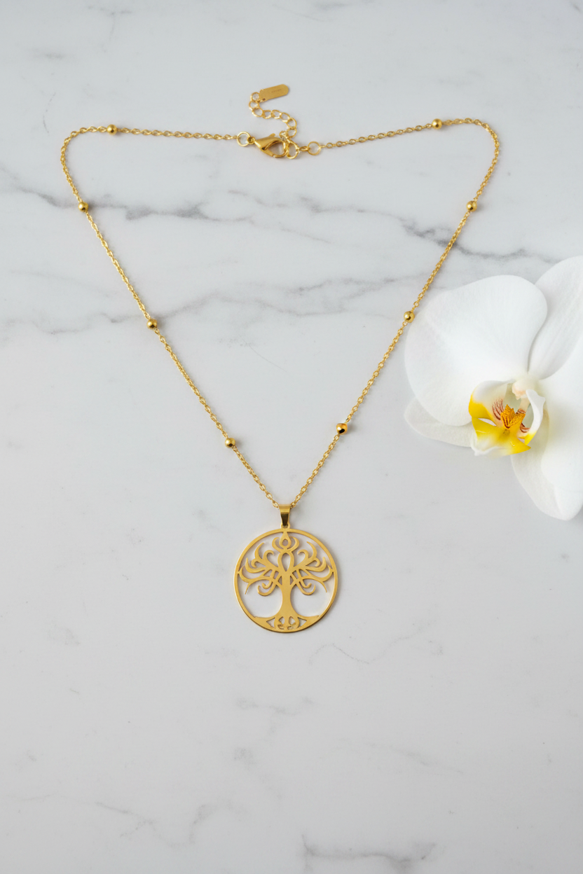 Élégance Arboreale - Flat lay orchidée